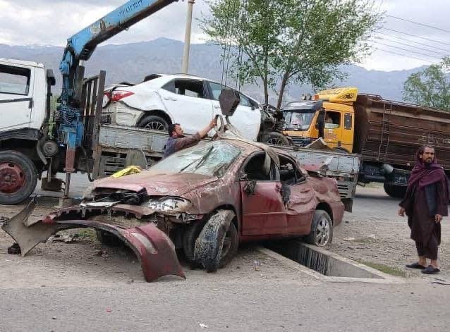 برخورد دو موتر در پروان یک کشته و پنج زخمی برجا گذاشت